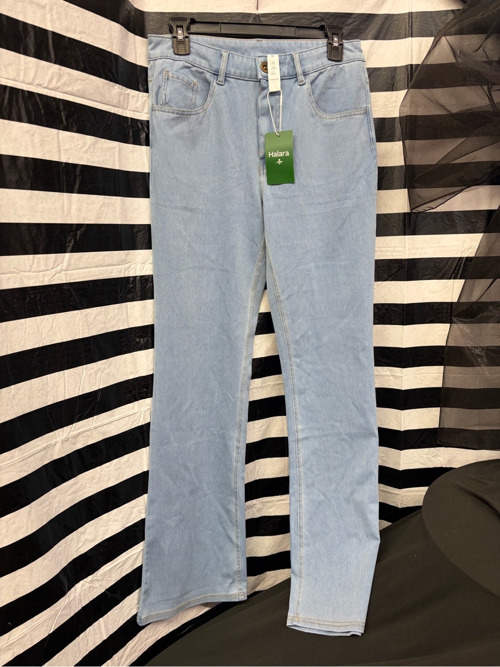 HALARA Light Blue Flare Jeans